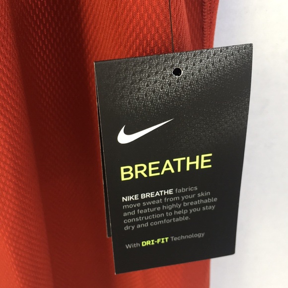 Nike Men’s Dri-fit mesh red tank top NWT! - Picture 3 of 3